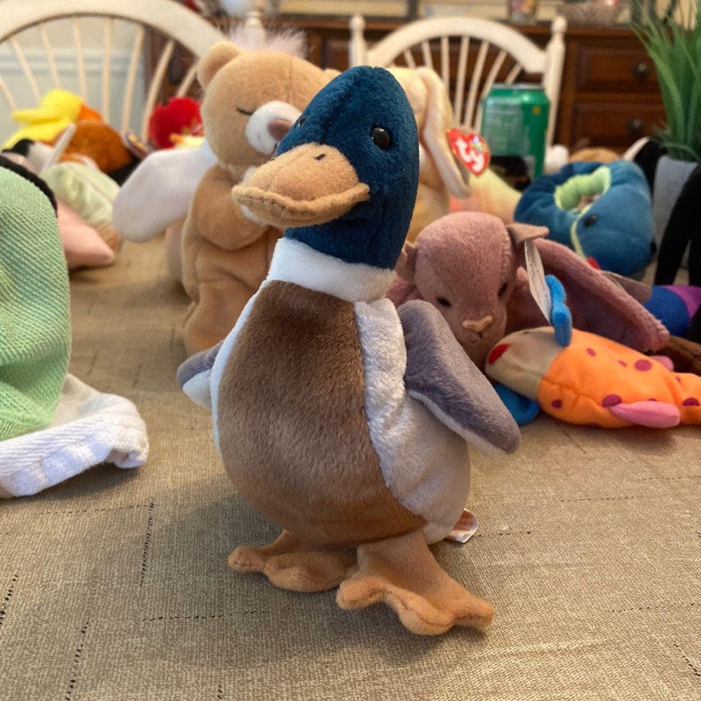 Jake Beanie Baby duck